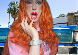 Pic of Beautiful Transgender Girl Modeling California Bimbo